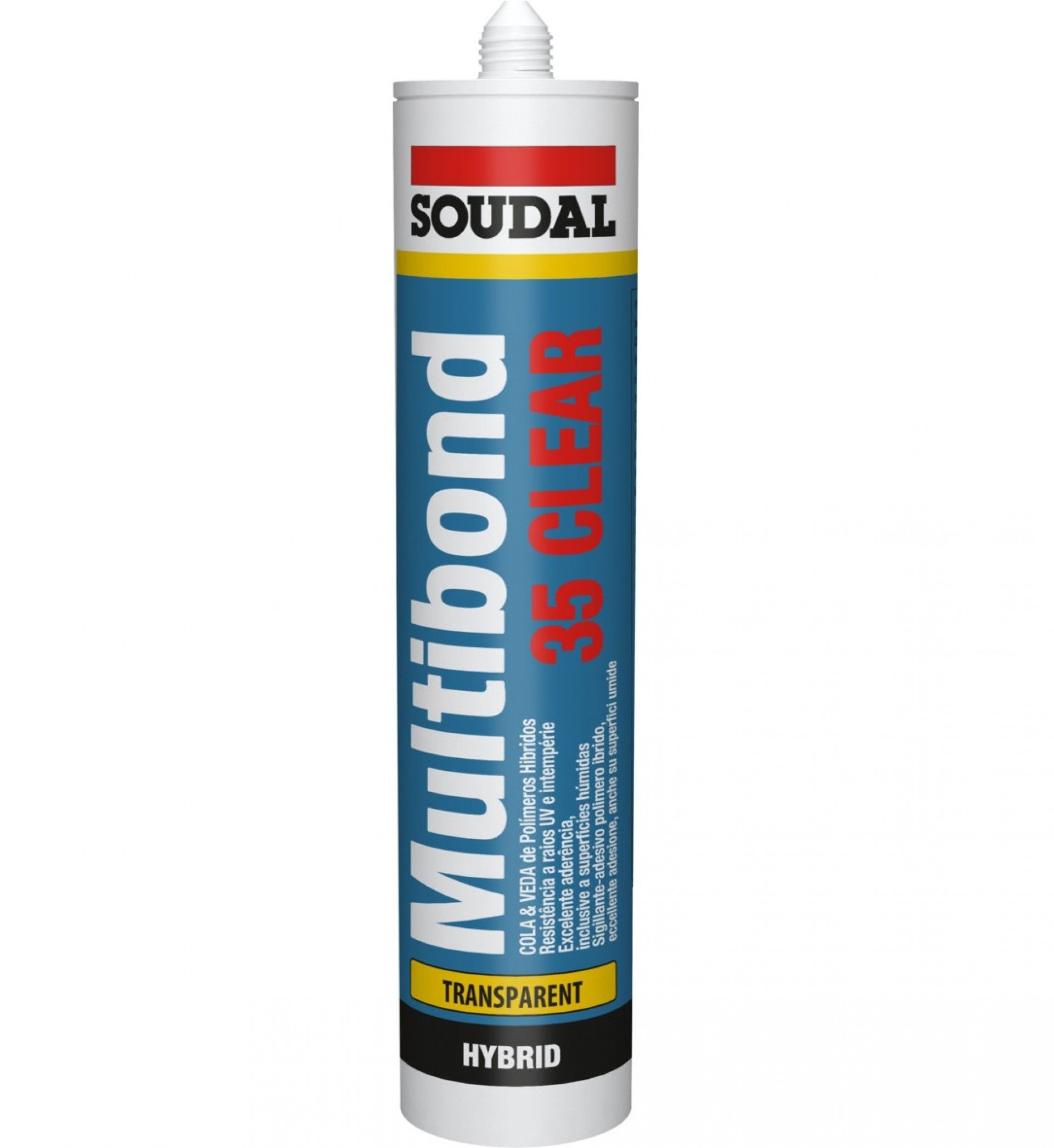 Cola e veda Multibond 35 Cristal 290ml refª 120703 Soudal