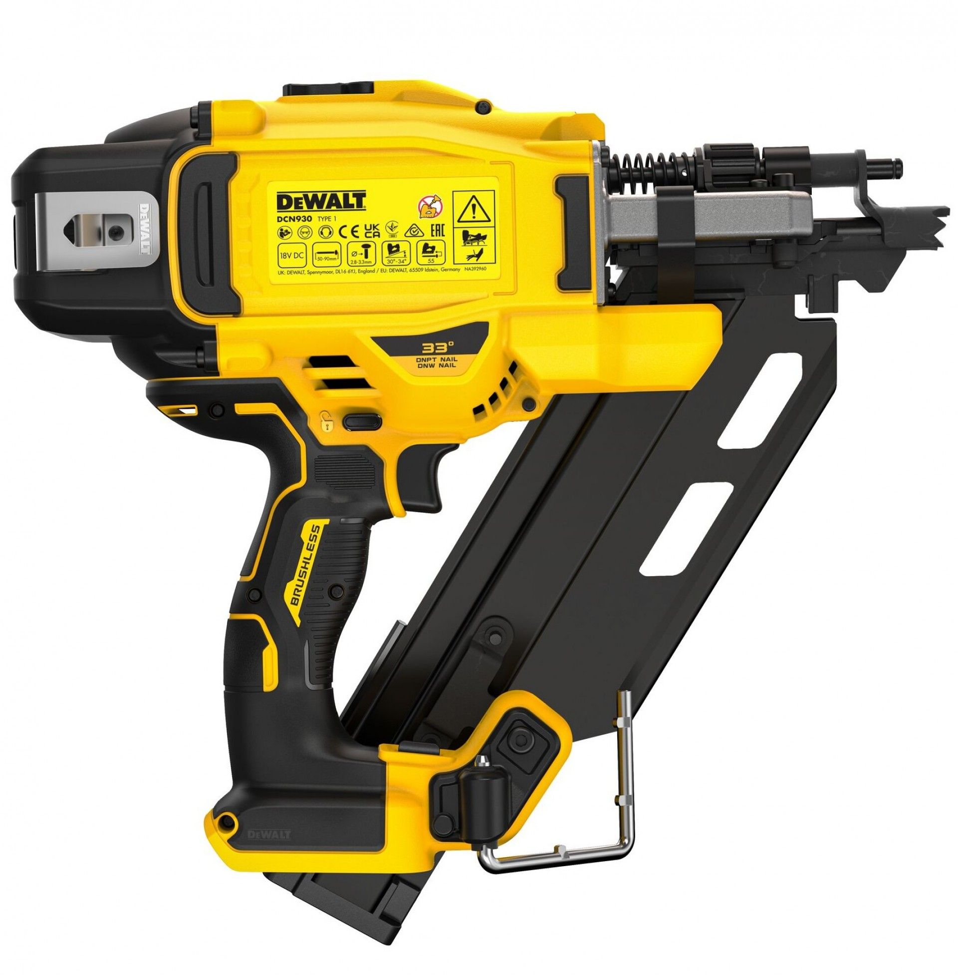 Pregadora estruturas 18V s/bat refª DCN930N-XJ DeWalt