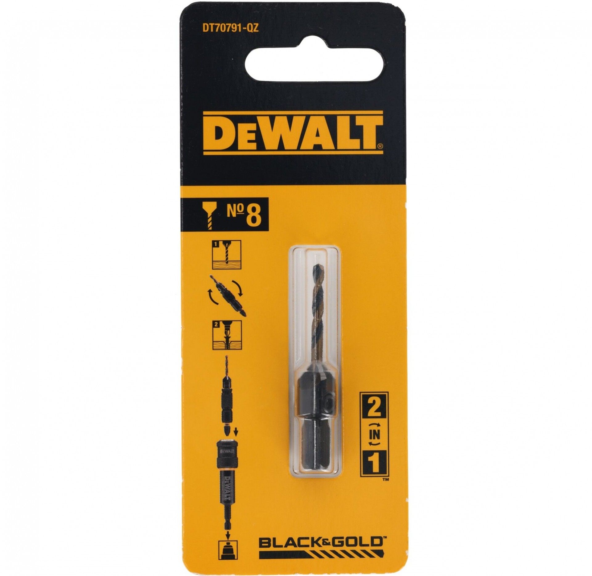 Broca piloto escariador 4mm ¼ refª DT70791-QZ DeWalt