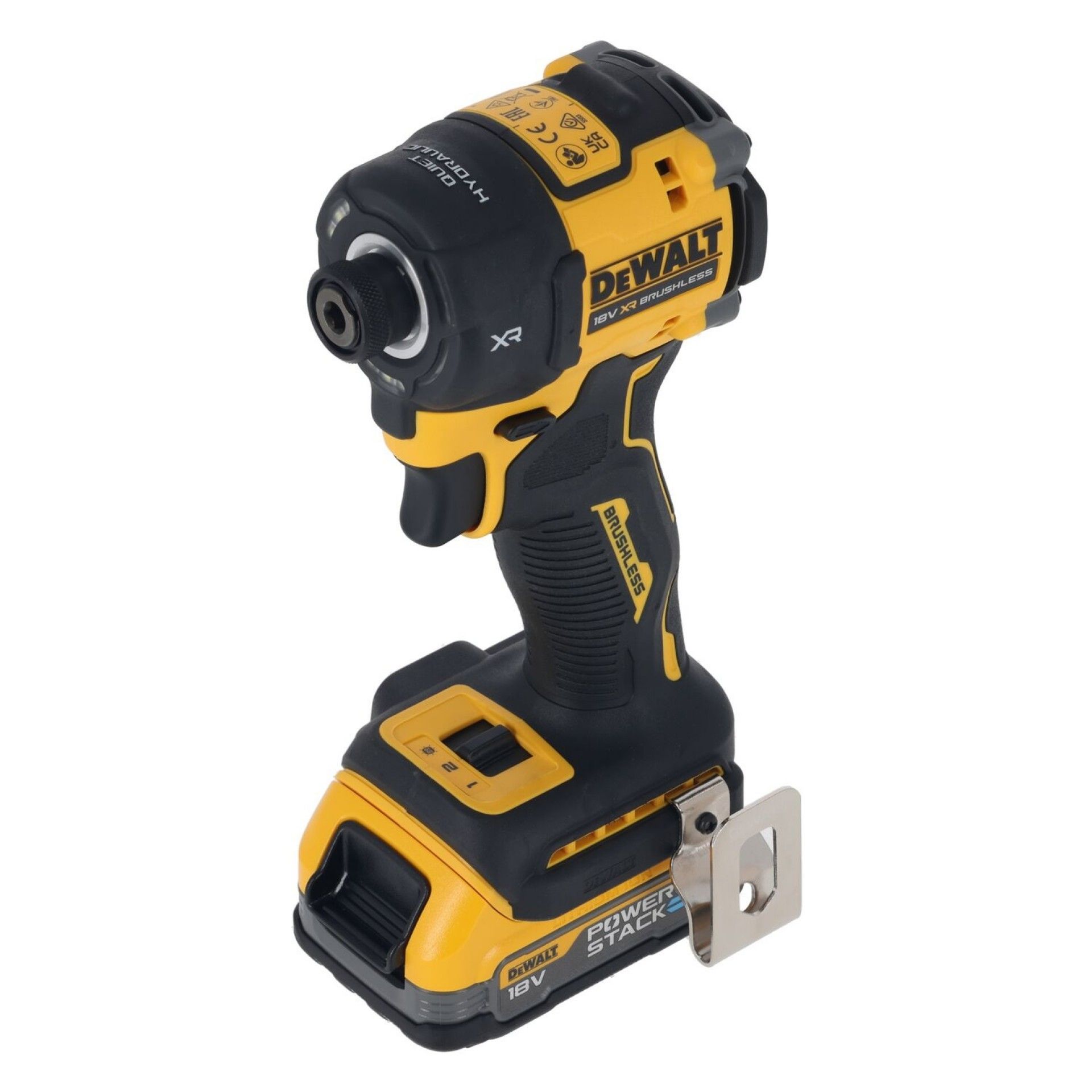 Aparafusadora de Impacto Brushless XR 18V (2)x1.7Ah refª DCF870E2T-QW DEWALT