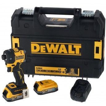 Aparafusadora de Impacto Brushless XR 18V (2)x1.7Ah ref DCF870E2T-QW DEWALT