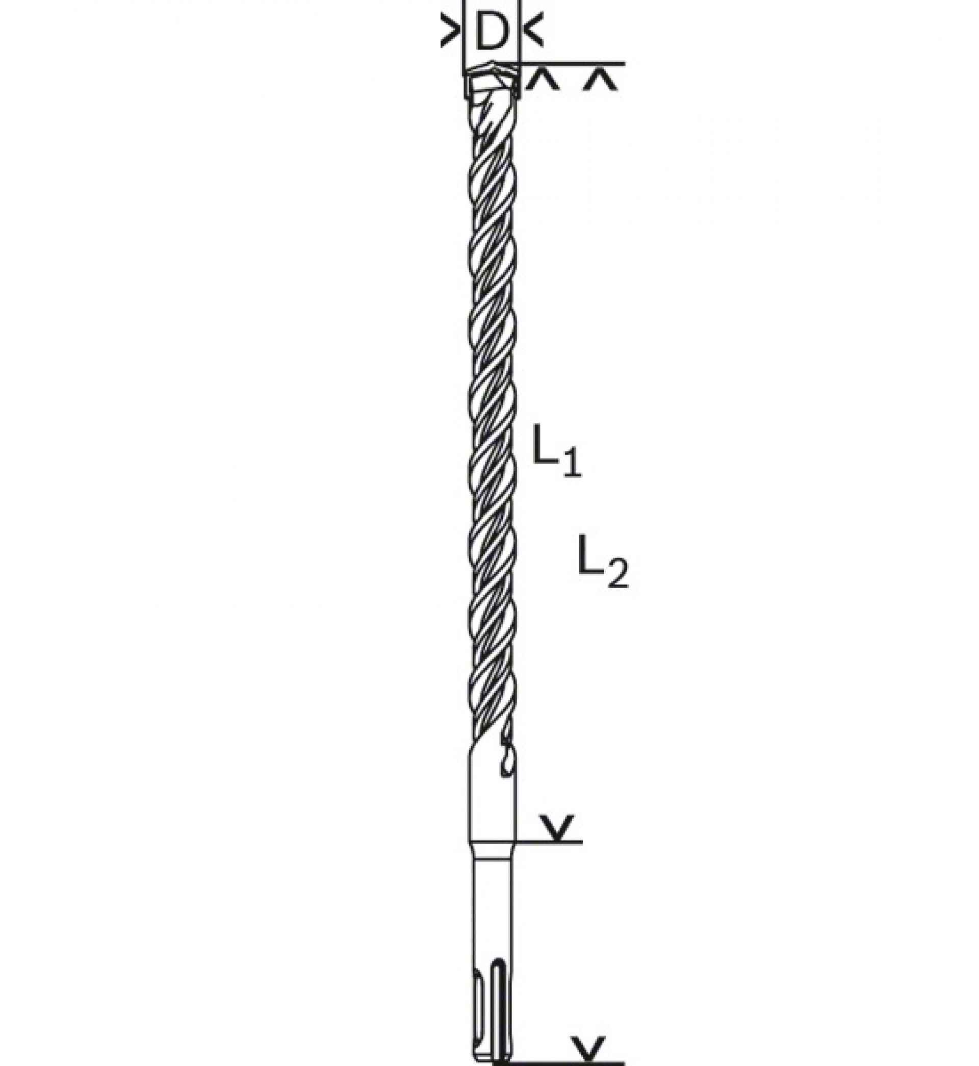 Broca Sds Plus-5 12x550x615mm refª 1618596224 Bosch