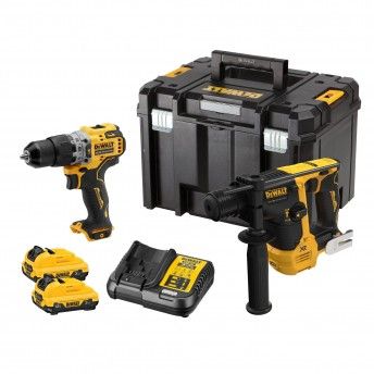 Kit Aparafusadora DCD706 + Martelo DCH072 (2)x3.0Ah c/mala Tstak ref DCK2102L2T-QW DEWALT