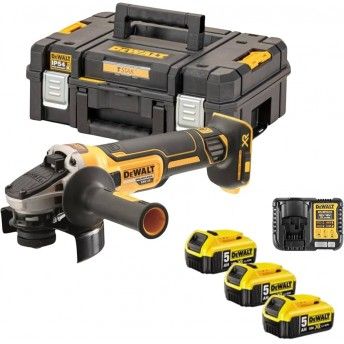 Rebarbadora 125mm (3)x5.0Ah c/mala Tstak ref DCG405P3-QW DEWALT