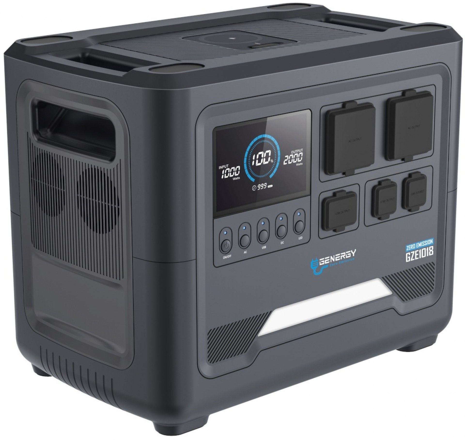 Estação energia Solar/12v/220 1024WH/1800W GZE-1018 refª 31690 GENERGY