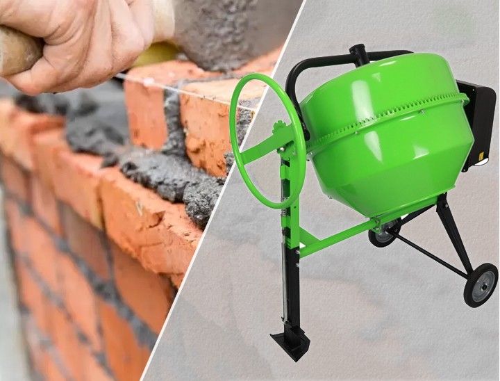 Betoneira Pequena ou Grande? Betoneiras eltricas de vrias dimenses