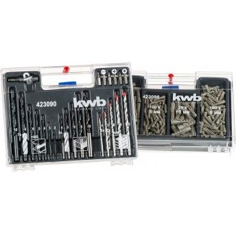 Kit brocas, bits e buchas 300p ref 49423090 KWB