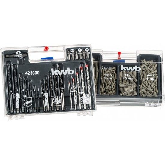 Kit brocas, bits e buchas 300p ref 49423090 KWB