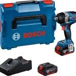 Aparafusadora impacto ½ GDS 18V-750 C + 2 baterias 5.0Ah + carregador L-Boxx refª 06019L9003 Bosch Aparafusadora impacto ½ GDS 18V-750 C + 2 baterias 5.0Ah + carregador L-Boxx refª 06019L9003 Bosch