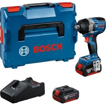 Aparafusadora impacto   GDS 18V-750 C + 2 baterias 5.0Ah + carregador L-Boxx ref 06019L9003 Bosch