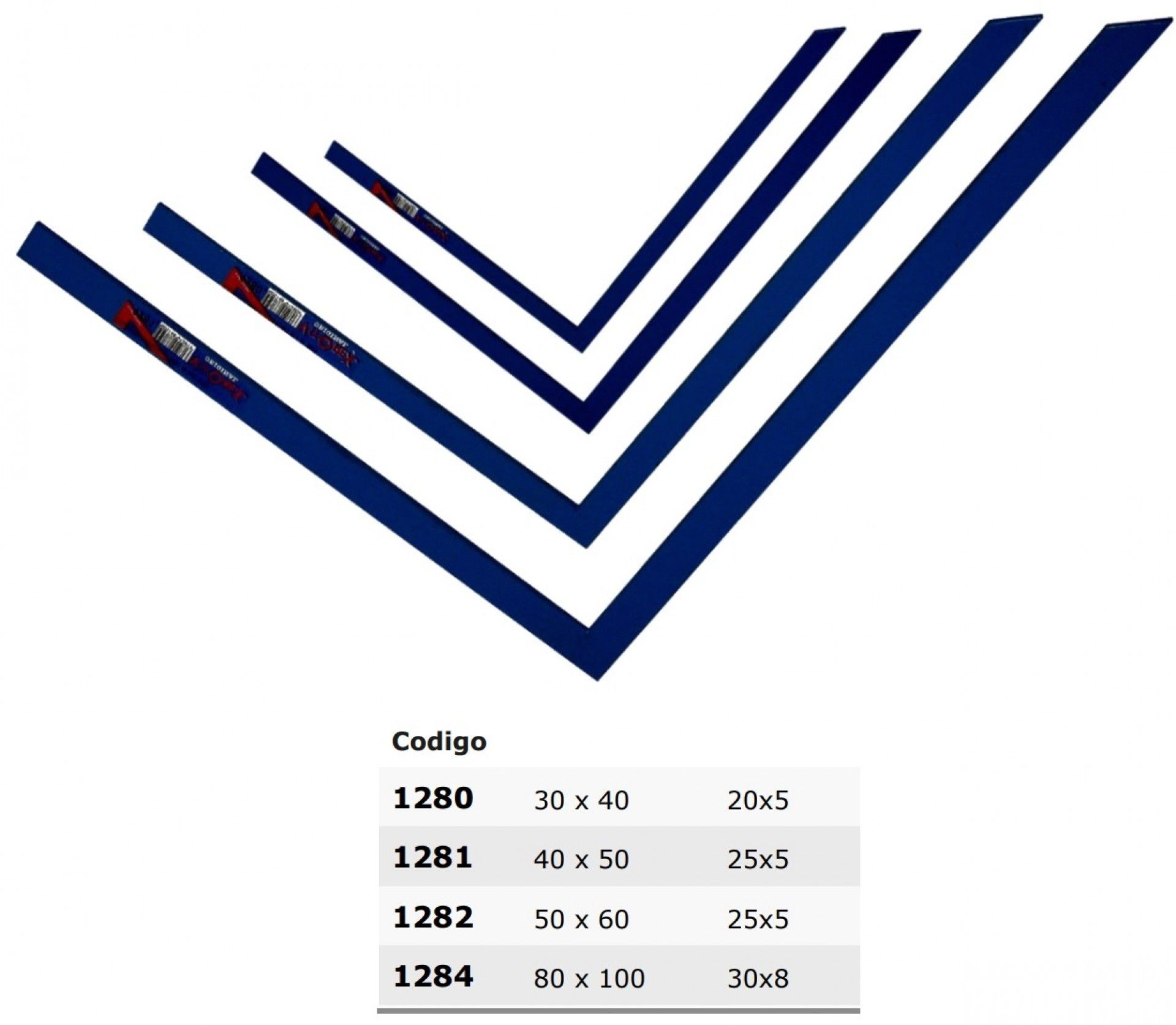 ESQUADRO VITOREX 50X60