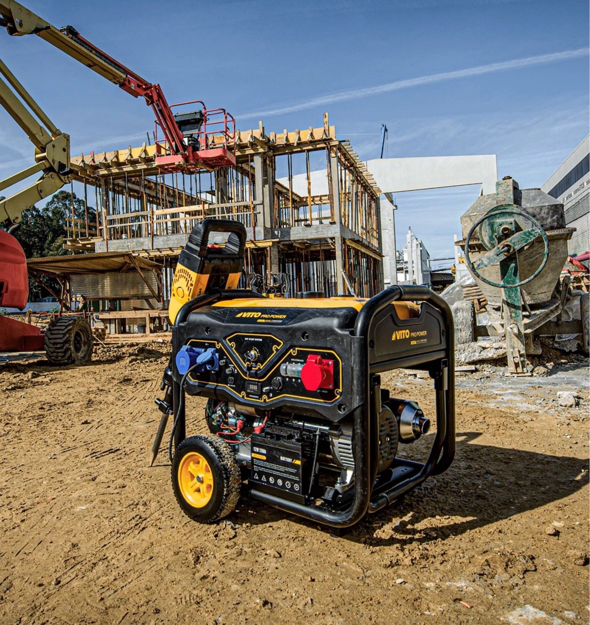 Gerador mono/trifásico 6.5KVA refª VIG65TDP VITO