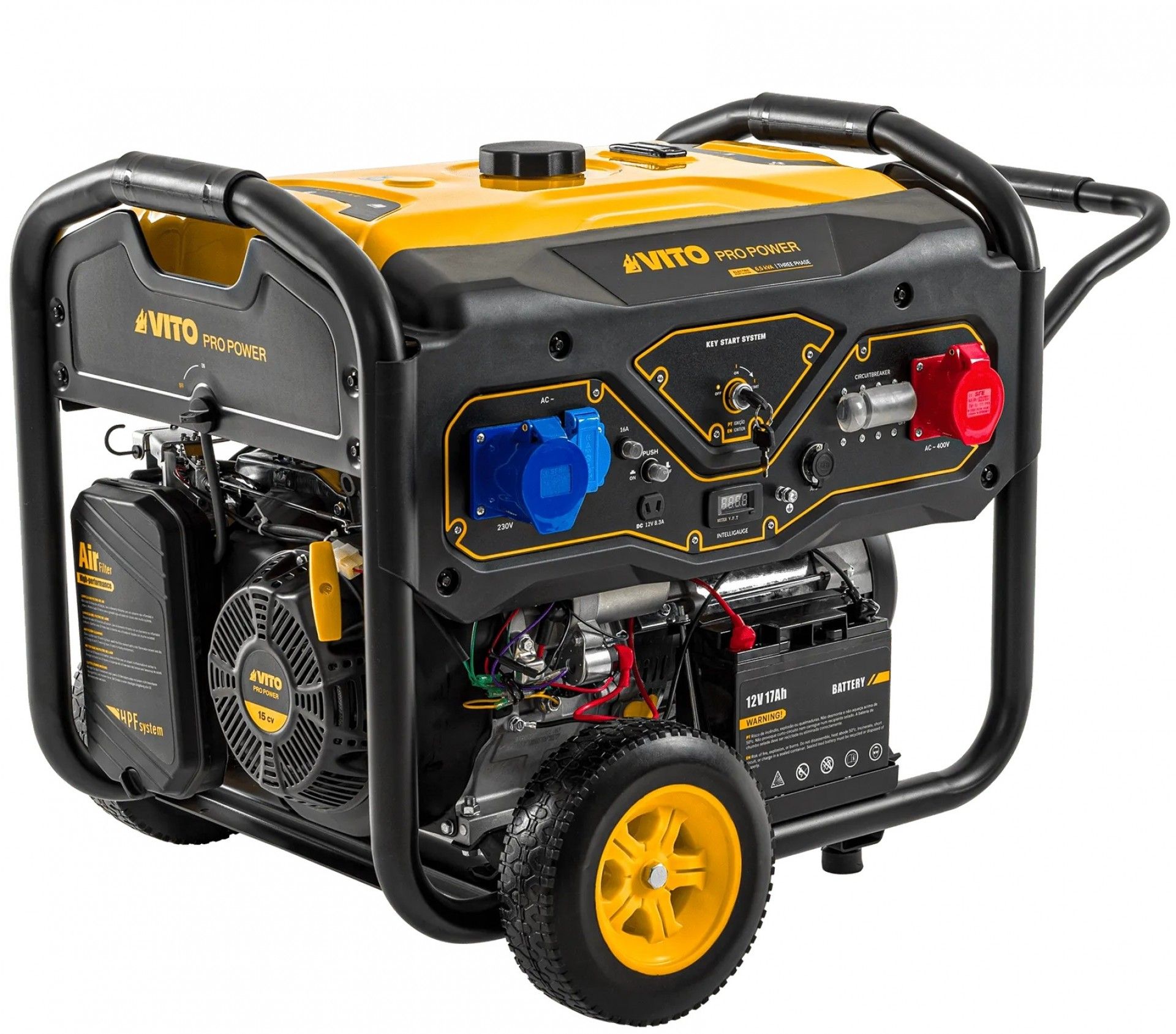 Gerador mono/trifásico 6.5KVA refª VIG65TDP VITO