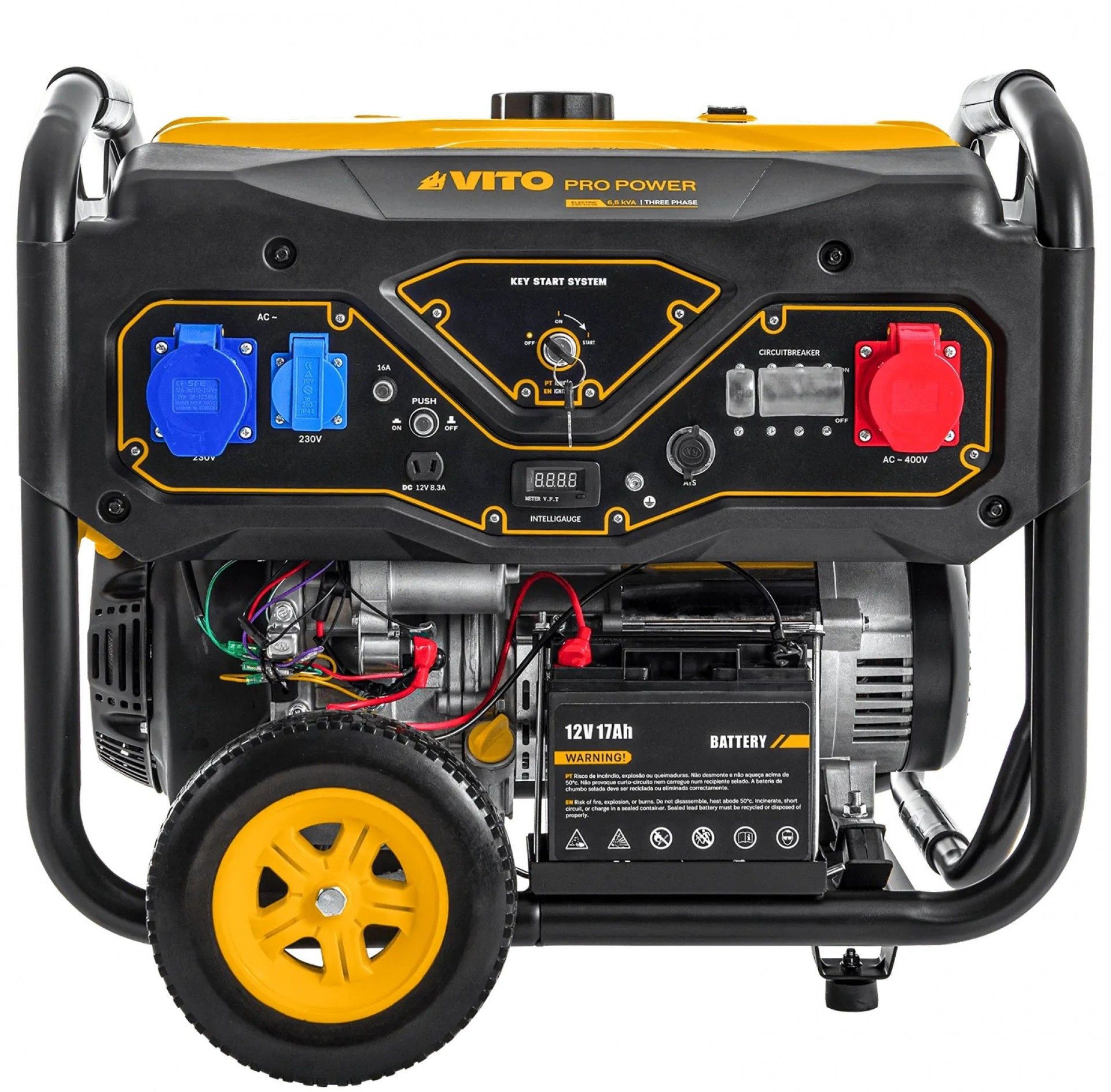 Gerador mono/trifásico 6.5KVA refª VIG65TDP VITO