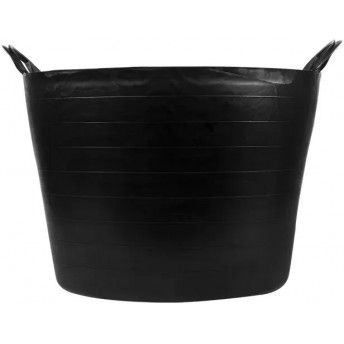 Balde polietileno 42L reforado preto ref BKT42BP BELLOTA