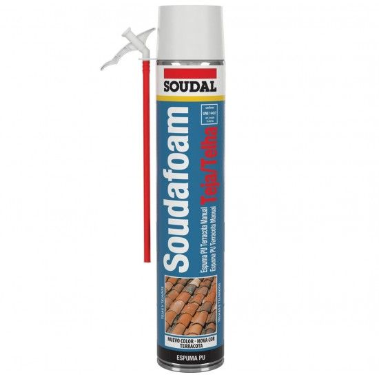 Espuma PU telhas manual 750ml ref 130469 Soudal