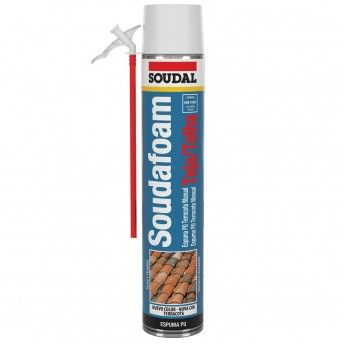 Espuma PU telhas manual 750ml ref 130469 Soudal