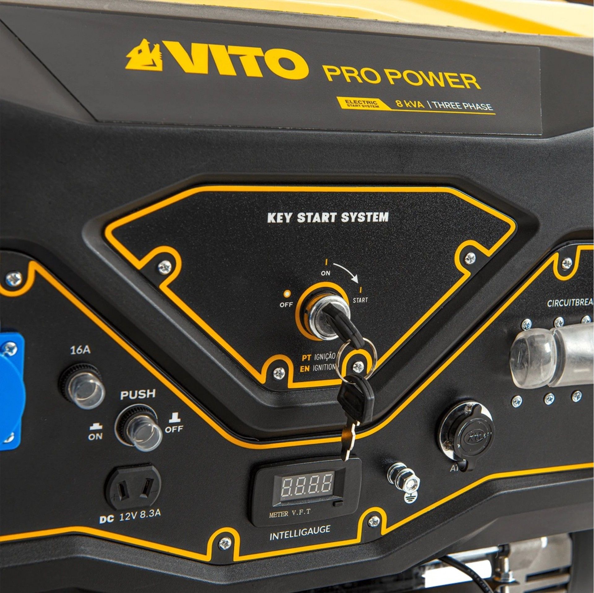 Gerador mono/trifásico 8.0KVA refª VIG80TDP VITO