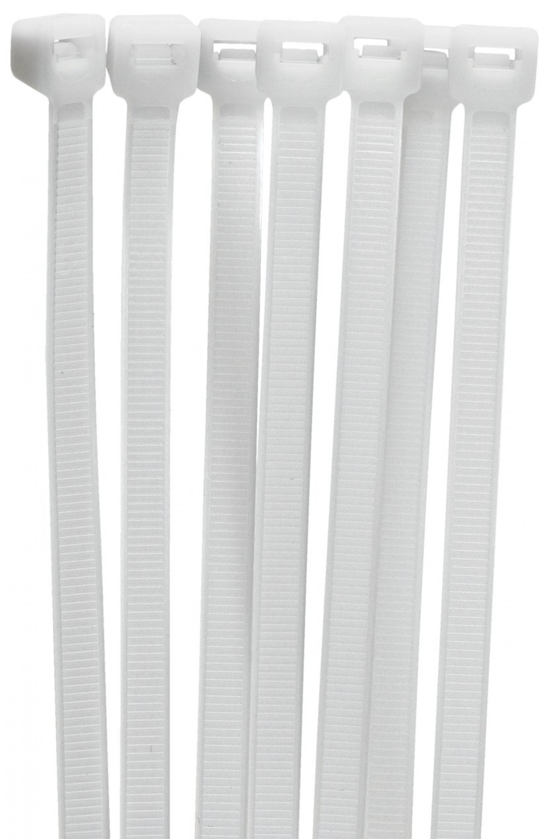 Abraç. serr. nylon 7,5x540mm branca (100pç) Elematic