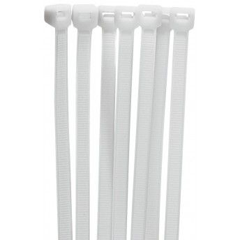Abra. serr. nylon 7,5x540mm branca (100p) Elematic