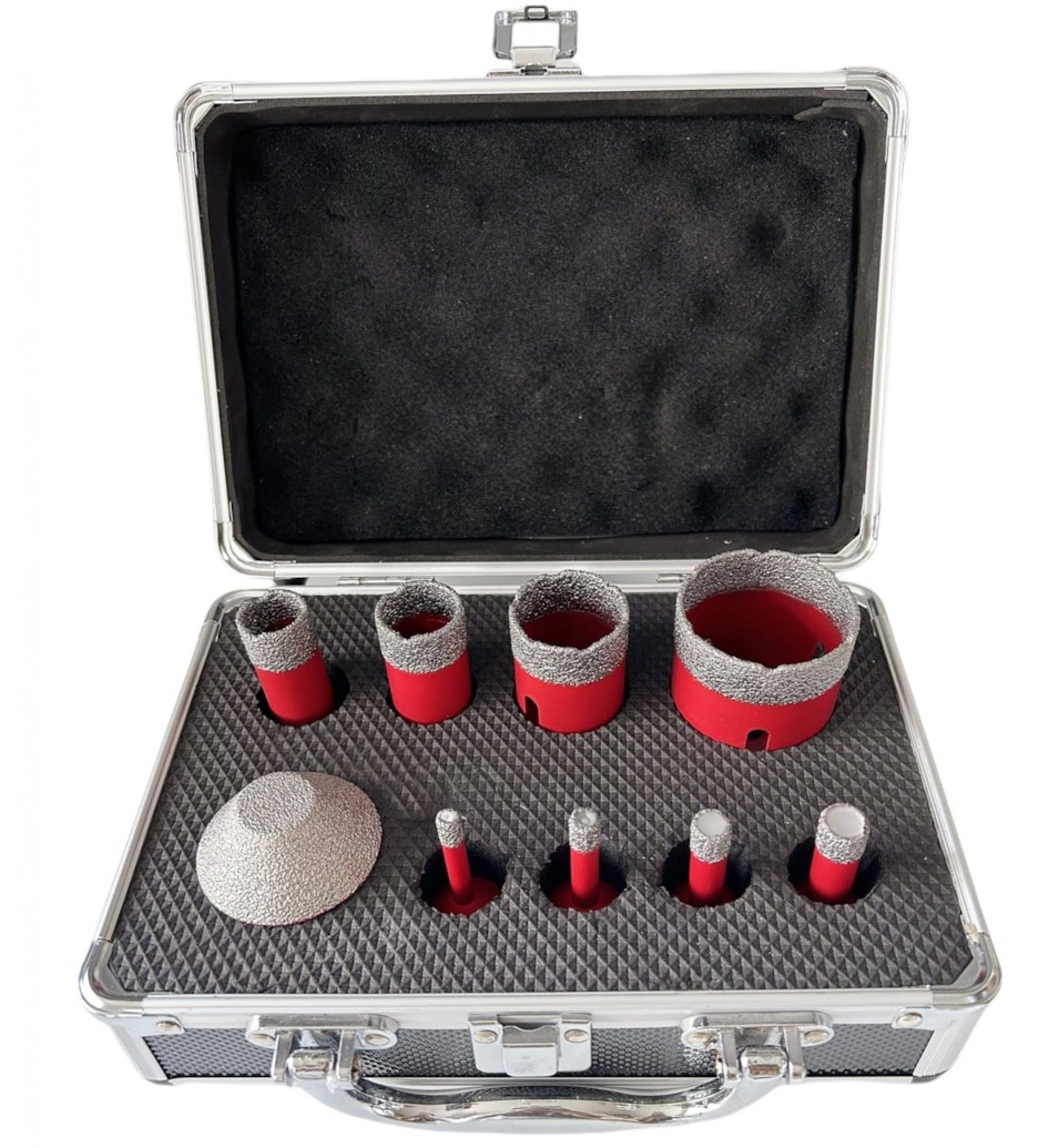 Jogo craneanas diamantadas com rosca M14 (9pç) refª 072.0095