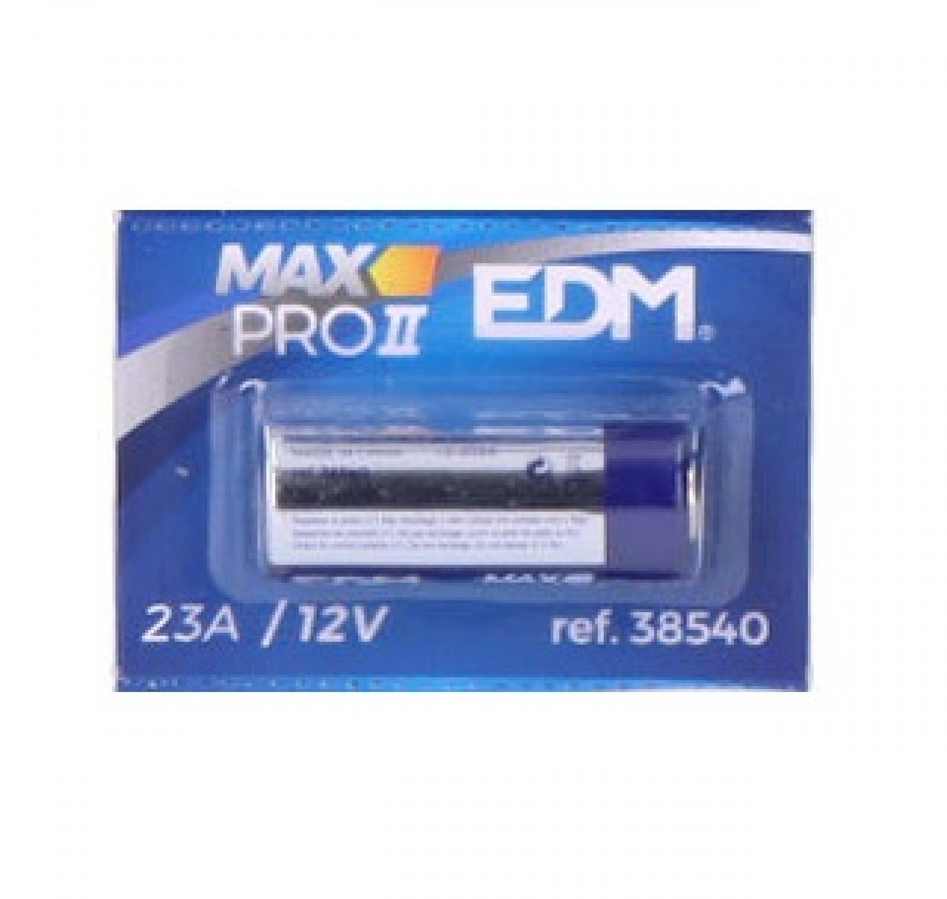 Pilha alcakina 23A - 12V refª 38540 EDM