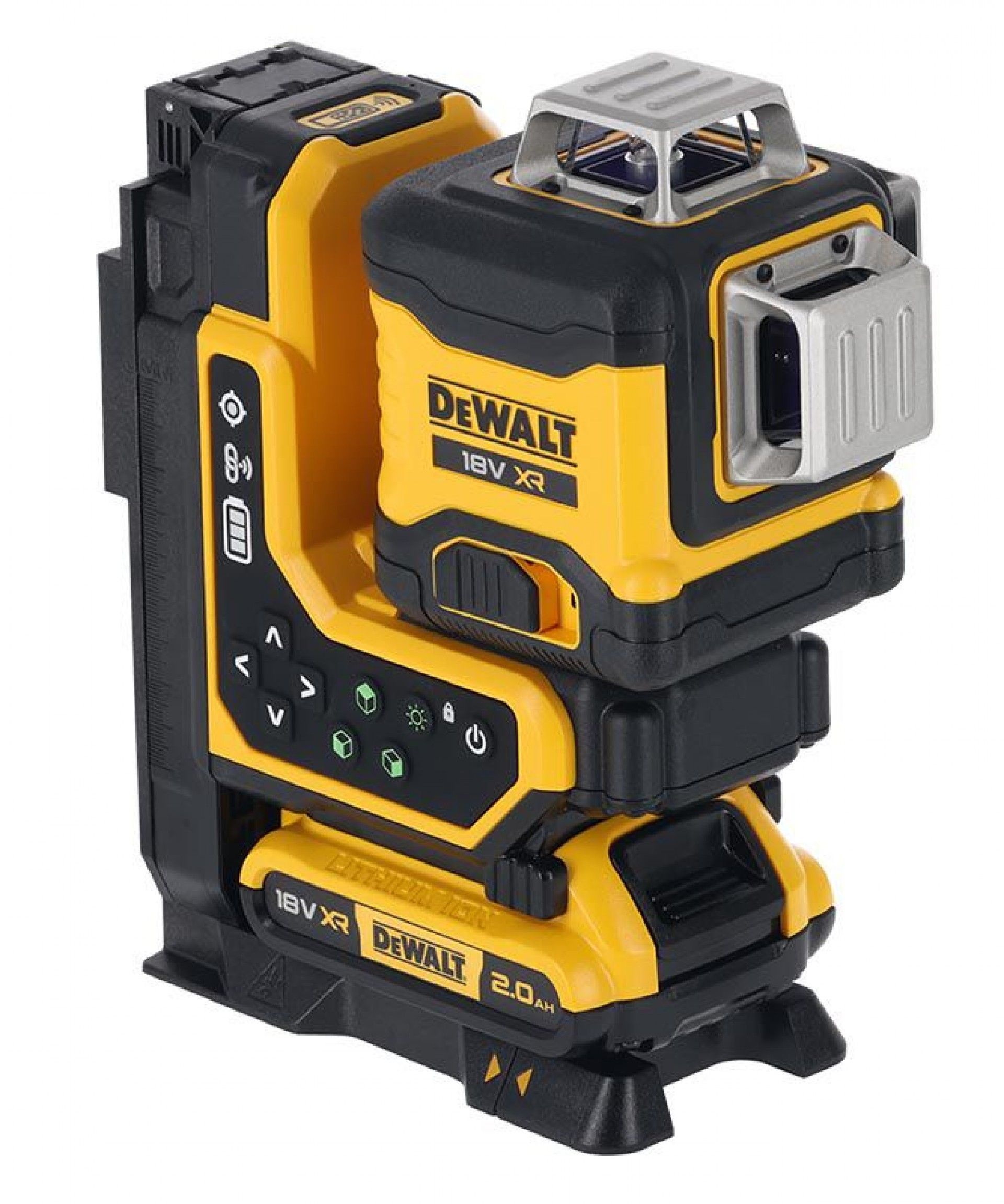 Nível Laser verde 3x360 18V com bat 2Ah refª DCLE34035D1-QW Dewalt