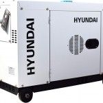 Gerador diesel silencioso 7.9KvA tri/monofsico ref HY-DHY8600SE-T HYUNDAI
