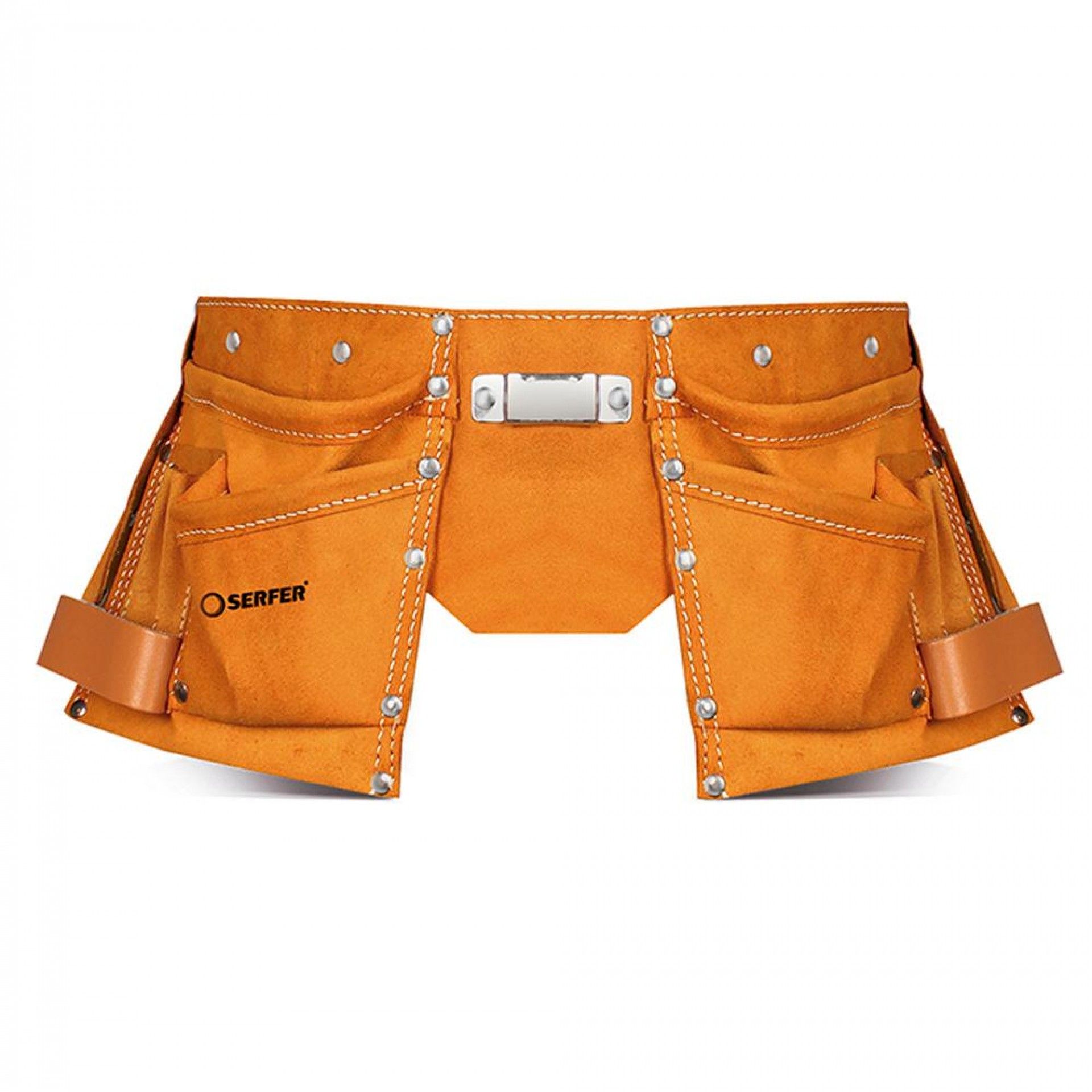 Bolsa p/ferra. dupla 11 divisoes c/cinto refª 310 Serfer