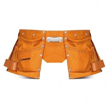 Bolsa p/ferra. dupla 11 divisoes c/cinto  ref 310 Serfer