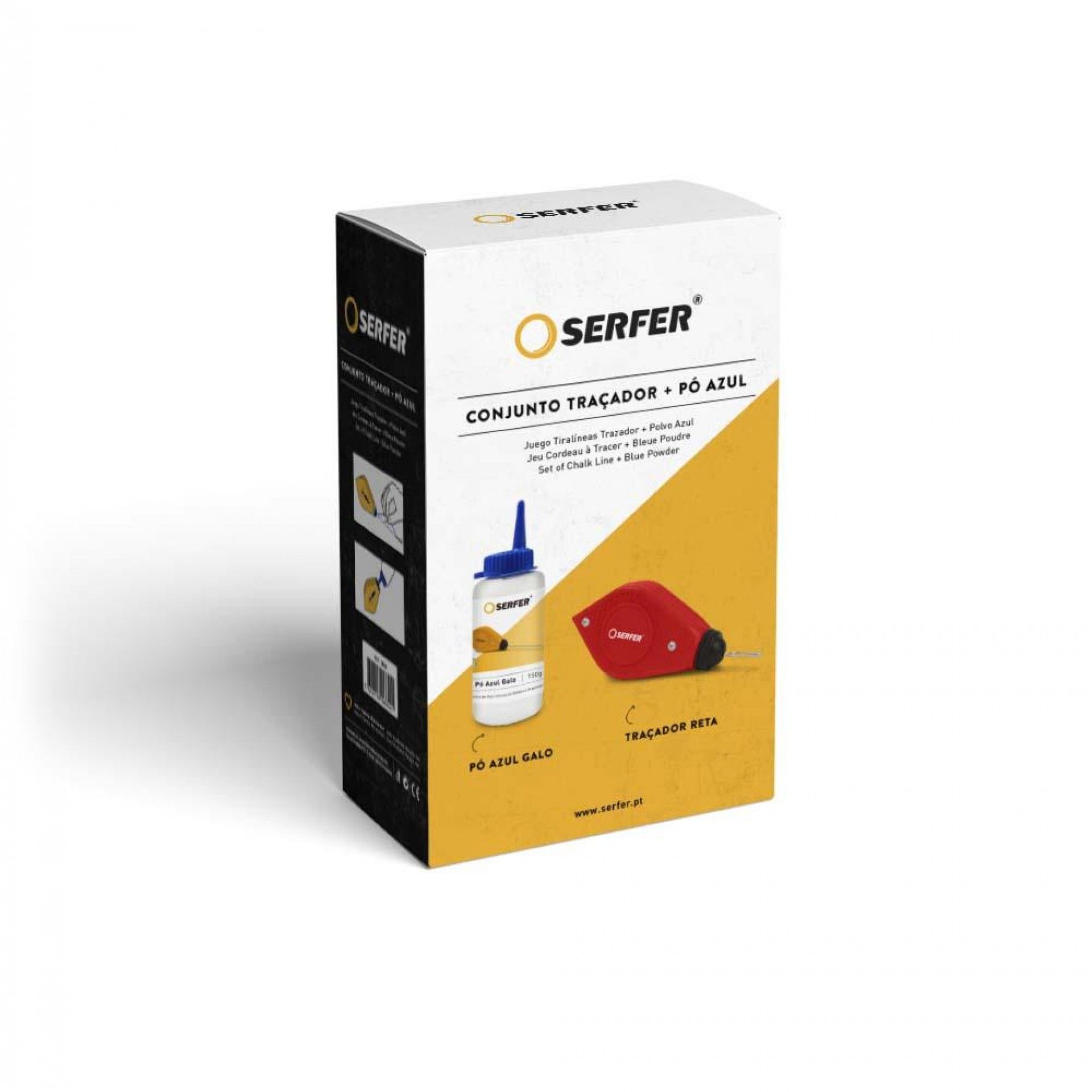 Conjunto traçador + pó azul refª 3866 Serfer