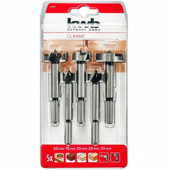 Kit fresas p/dobradias de copo 15-35mm ref 49706595 KWB