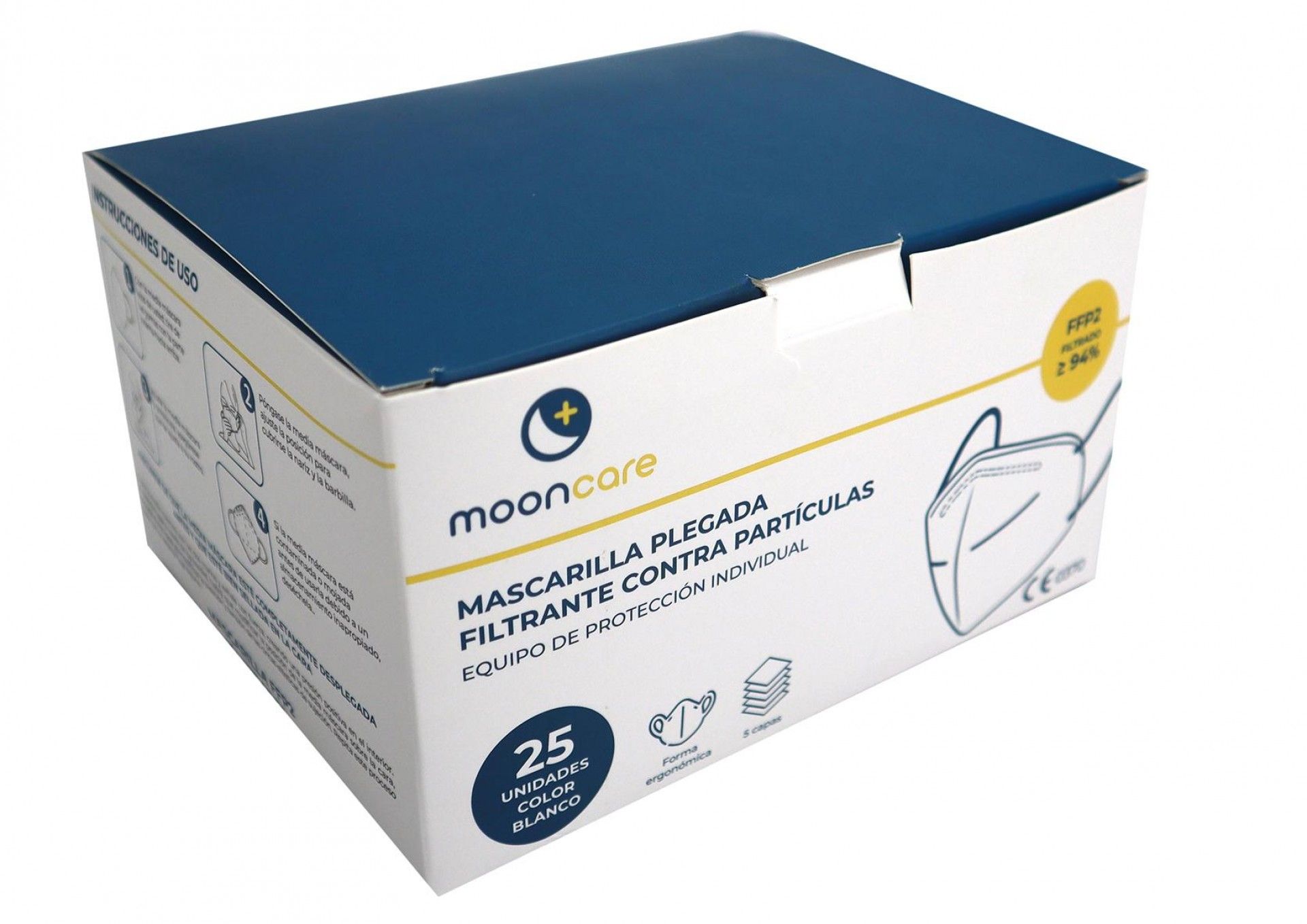 Máscara de Proteção, FFP2, 25Un refª 00137 MADER