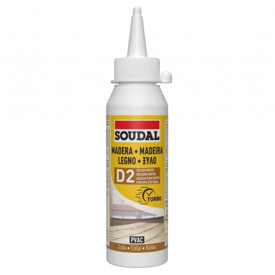 Cola branca D2 rpida 125g 64A ref 120176 Soudal