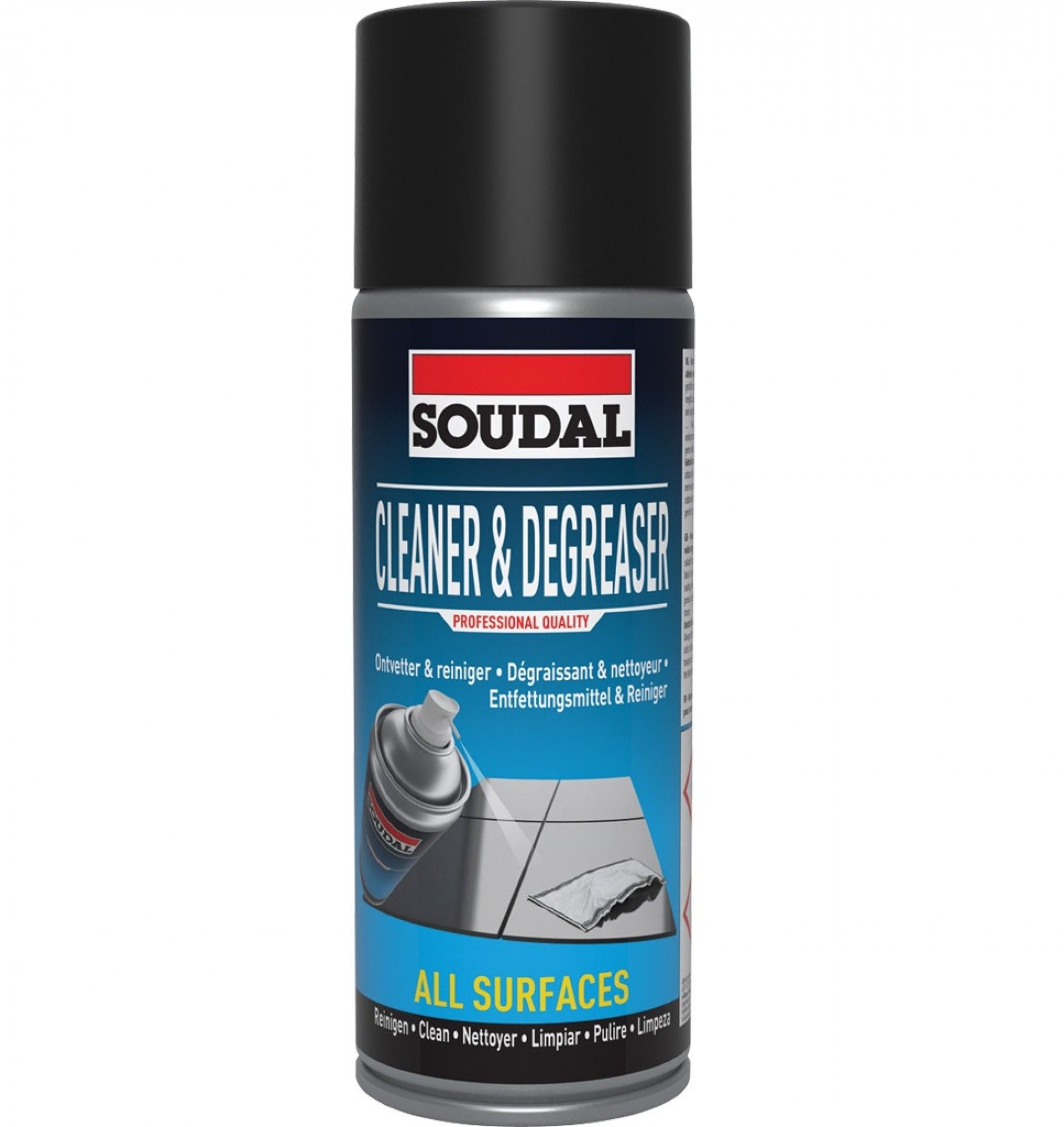 Spray limpeza desengordurante 400ml refª 119708 Soudal
