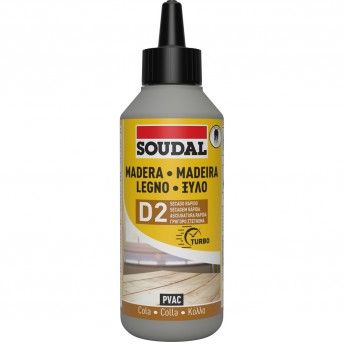 Cola branca D2 rpida 250g 64A ref 117834 Soudal
