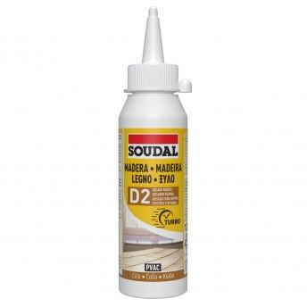 Cola branca D2 rpida 125g 64A ref 120176 Soudal