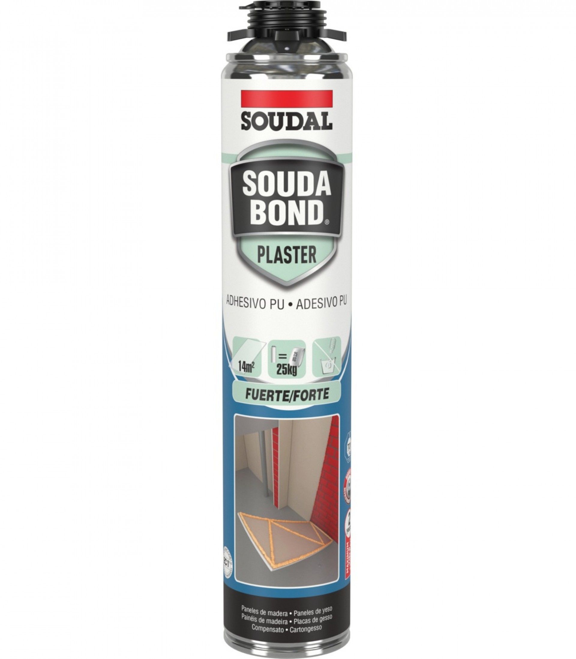 Espuma pistolável SoudaBond Plaster 750ml refª 159854 Soudal
