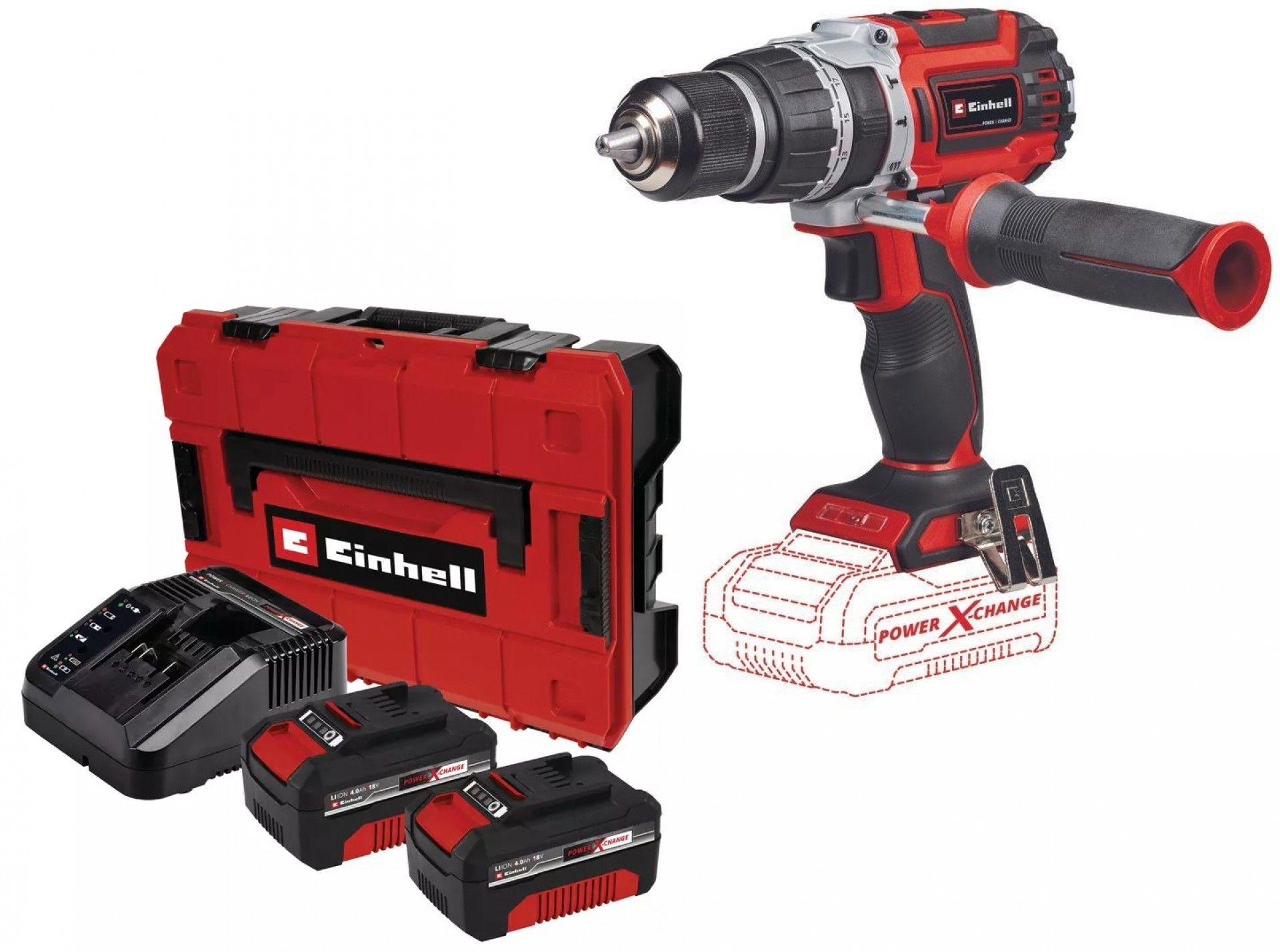 Aparafusadora TP-CD 18/60 Li- i BL 2x4.0Ah refª 4514208 Einhell