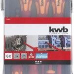 Kit chaves Fendas electricista 6p ref 49140870 KWB
