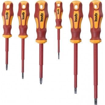 Kit chaves Fendas electricista 6p ref 49140870 KWB