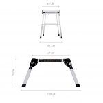 PLATAFORMA ALUMINIO 75x45x75cm WK700160 WERKU PLATAFORMA ALUMINIO 75x45x75cm WK700160 WERKU