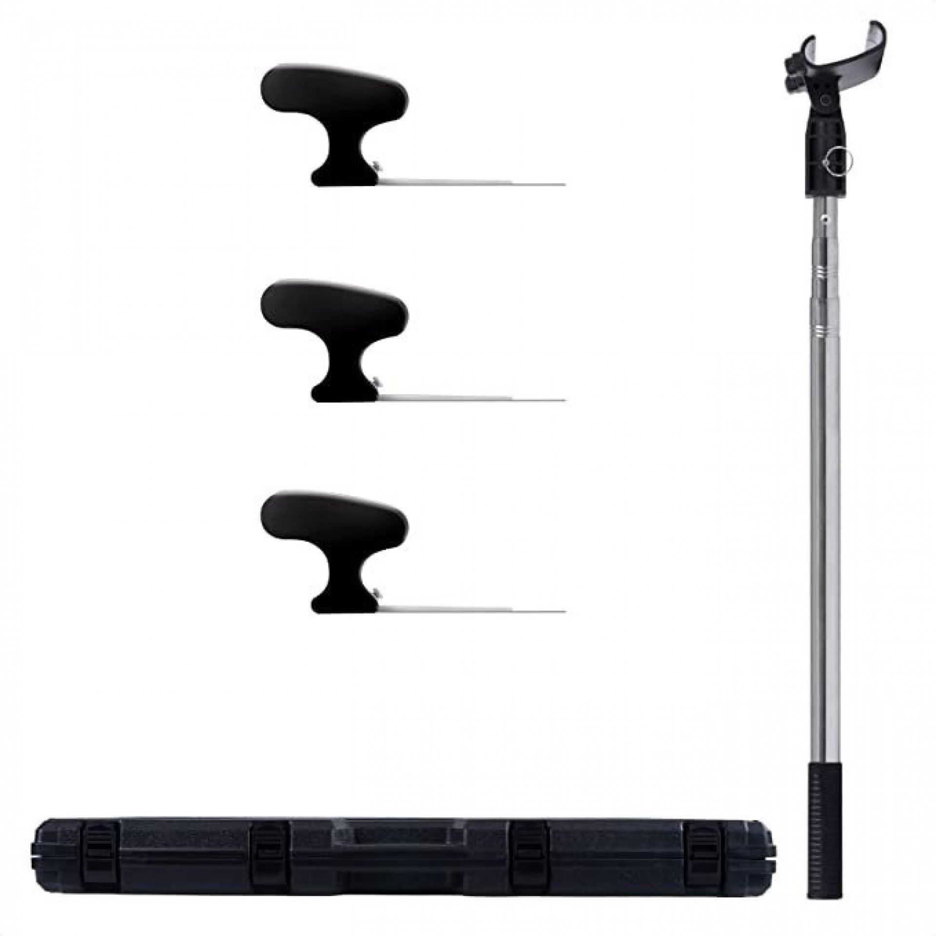 Kit espátulas inox (300/500/800mm) c/cabo telescópico refª WK602540 WERKU