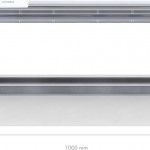 Esptula 1000x85mm ref WK602600  WERKU