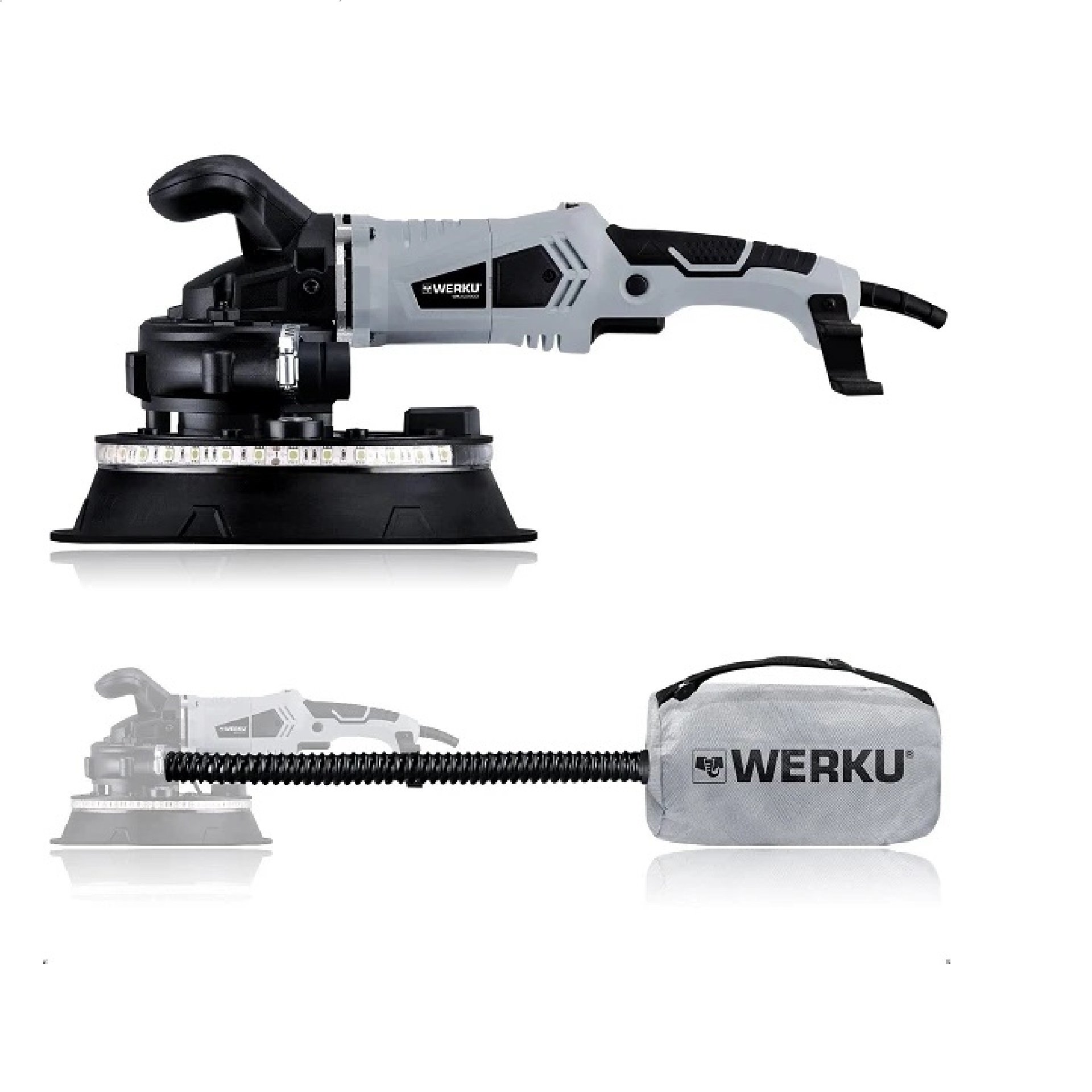 Lixadora circular de paredes 225mm 1200W refª WK403300 WERKU