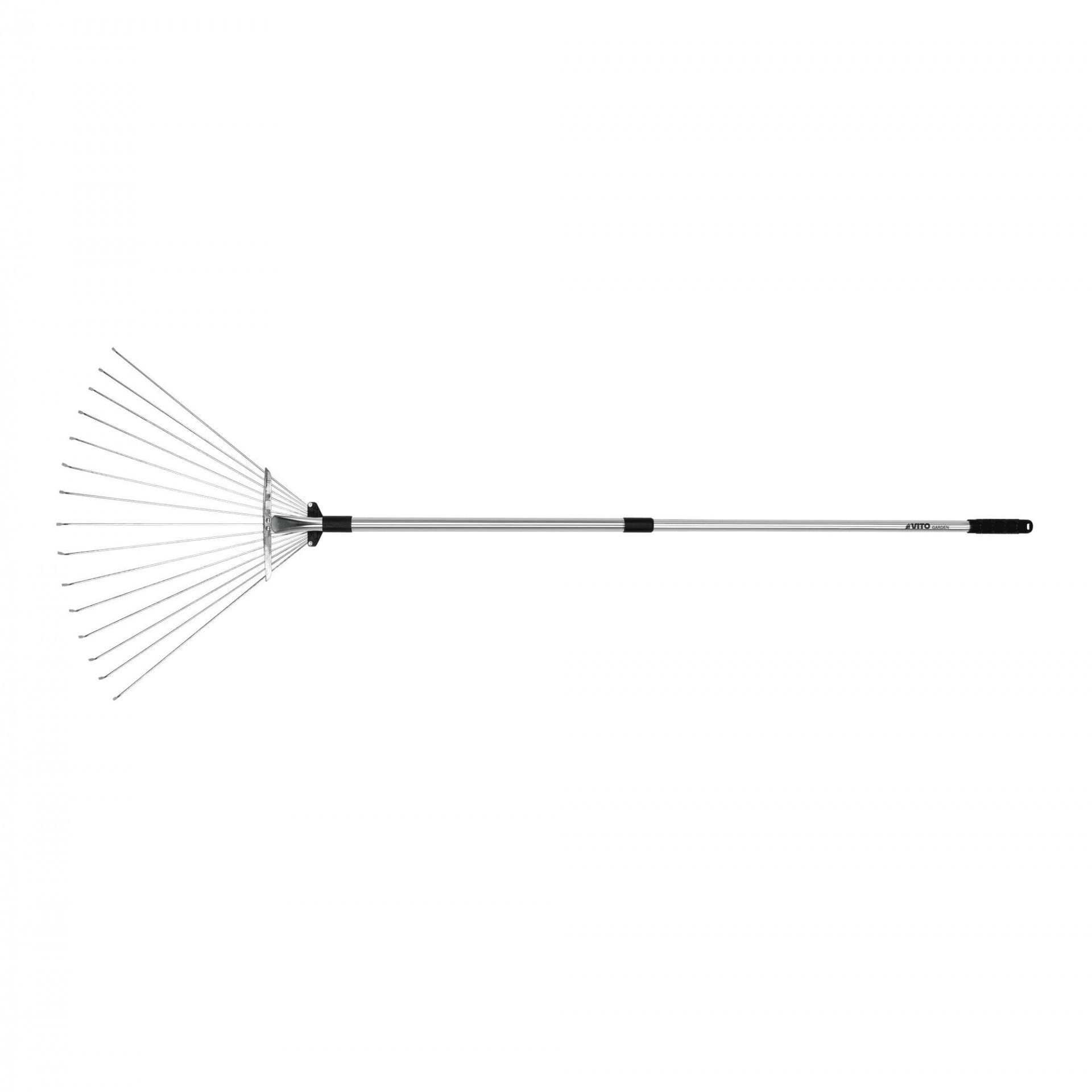 Vassoura de relva regulável com cabo extensível refª VIVRRE VITO