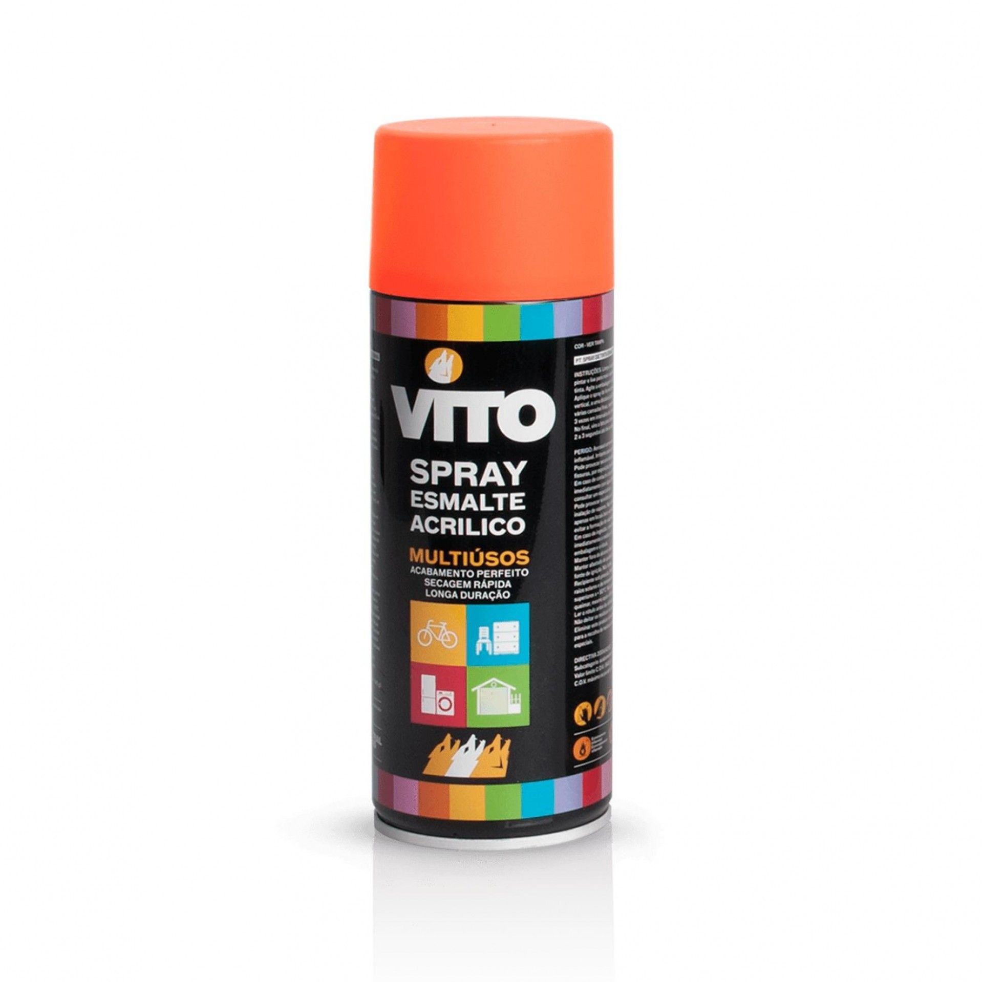 Tinta acrílica em spray fluorescente amarelo refª VITSAFAM VITO