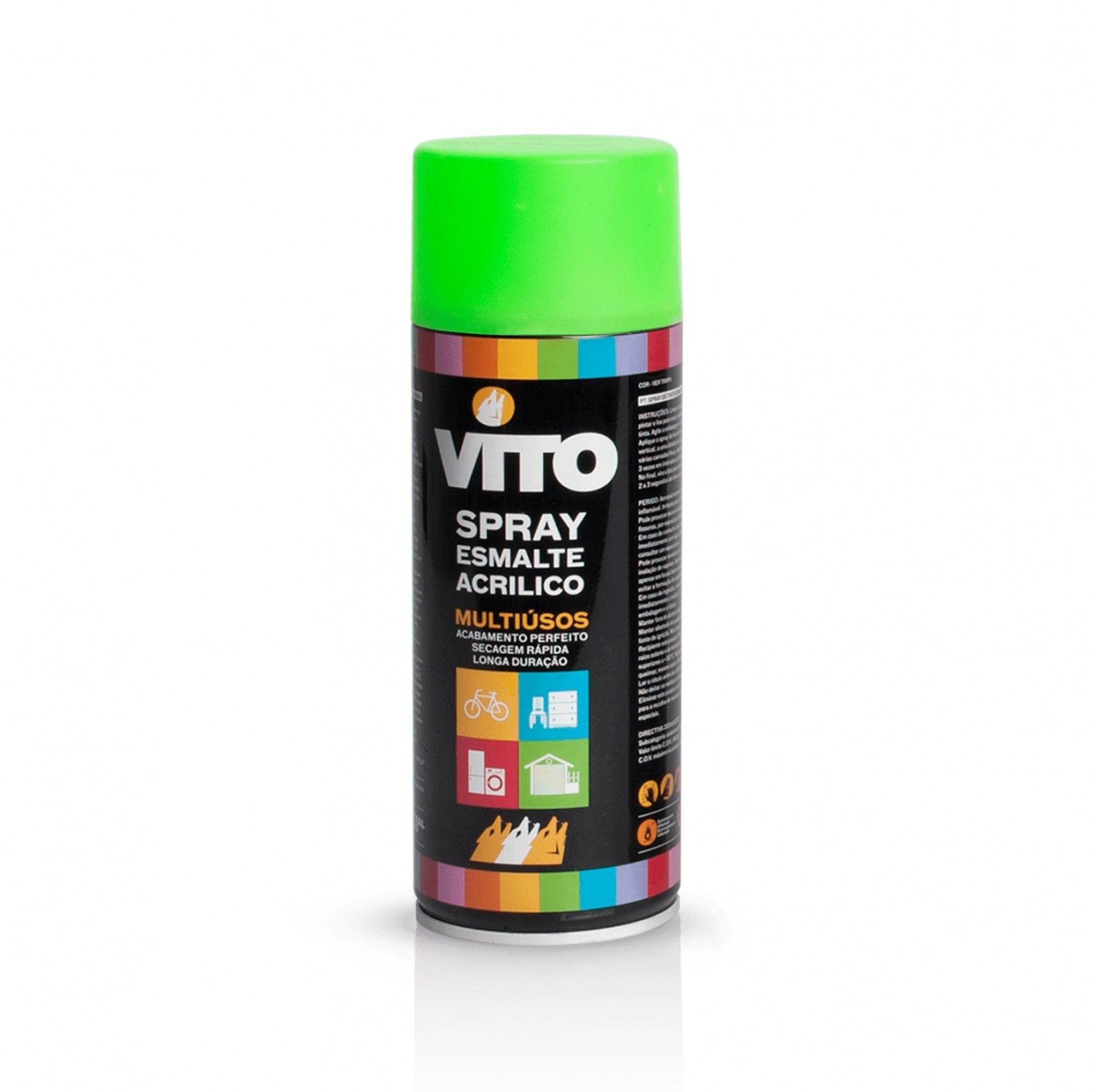 Tinta acrílica em spray fluorescente amarelo refª VITSAFAM VITO