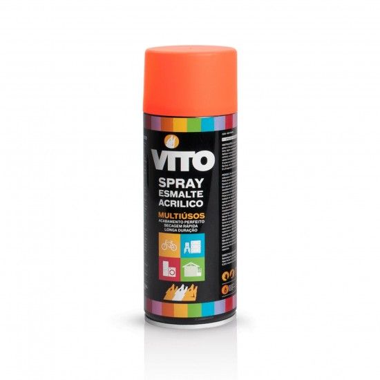 Tinta acrílica em spray fluorescente amarelo refª VITSAFAM VITO Tinta acrílica em spray fluorescente amarelo refª VITSAFAM VITO