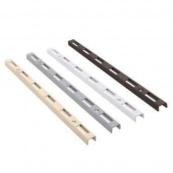 Trilho duplo encaixe 500mm branco ref VITD500B VITO